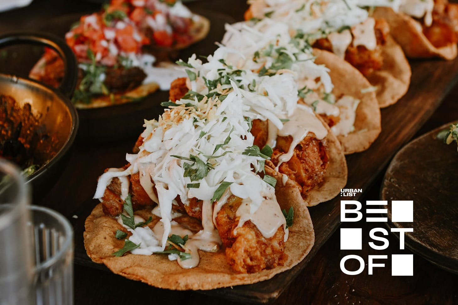 tostadas at a Mexican restaurant in Perth